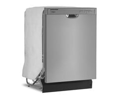 Whirlpool WHIRLPOOL 24-in Front Control Built-In Dishwasher (Stainless Steel) ENERGY STAR, 57-dBA  MODEL# WDF341PAPM