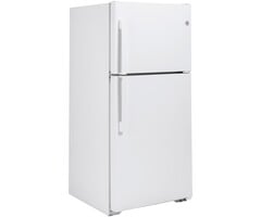 GE GE 21.9-cu ft Top-Freezer Refrigerator (White) Garage Ready MODEL# GTS22KGNRWW
