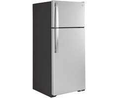 GE GE 17.5-cu ft Top-Freezer Refrigerator (Stainless Steel)  MODEL# GTS18HYNRFS