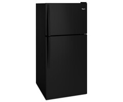 Whirlpool WHIRLPOOL 18.2-cu ft Top-Freezer Refrigerator (Black) MODEL# WRT318FZDB