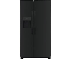 Frigidiare Frigidaire 25.6-cu ft Side-by-Side Refrigerator with Ice Maker (Black) ENERGY STAR MODEL# FRSS2623AB
