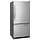 Whirlpool 22.07-cu ft Bottom-Freezer Refrigerator with Ice Maker (Stainless Steel) ENERGY STAR Model# WRB322DMBM