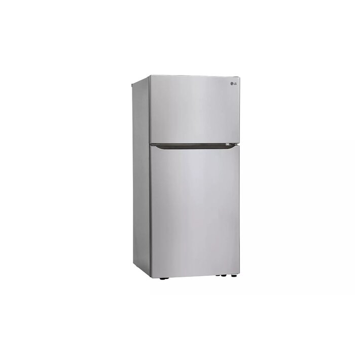 LG LG 20.2-cu ft Top-Freezer Refrigerator with Ice Maker (Stainless Steel) ENERGY STAR Model# LTCS20030S