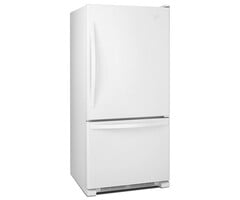 Whirlpool WHIRLPOOL 18.7-cu ft Bottom-Freezer Refrigerator with Ice Maker (White) ENERGY STAR MODEL# WRB329DMBW