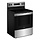 WHIRLPOOL 30-in Glass Top 5 Burners 5.3-cu ft Steam Cleaning Freestanding Electric Range (Fingerprint Resistant Stainless Steel)  MODEL# WFES3330RZ    Stock# 1388-21