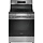FRIGIDAIRE 30-in Glass Top 5 Burners 5.3-cu ft Self-Cleaning Air Fry Convection Oven Freestanding Electric Range (Stainless Steel)  MODEL# FCRE3083AS