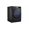 LG LG True Steam 7.4-cu ft Stackable Steam Cycle Smart Electric Dryer (Black Steel) ENERGY STAR  MODEL# DLEX4000B