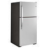 GE GE 19.1-cu ft Standard-Depth 30-in Wide Top-Freezer Refrigerator ( Stainless Steel ) ENERGY STAR Certified Model# GIE19JSNRSS