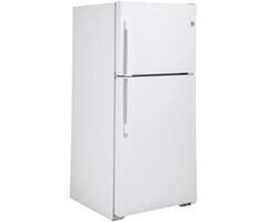 GE GE 19.1-cu ft Standard-Depth 30-in Wide Top-Freezer Refrigerator (White) ENERGY STAR MODEL#GTE19DTNRWW