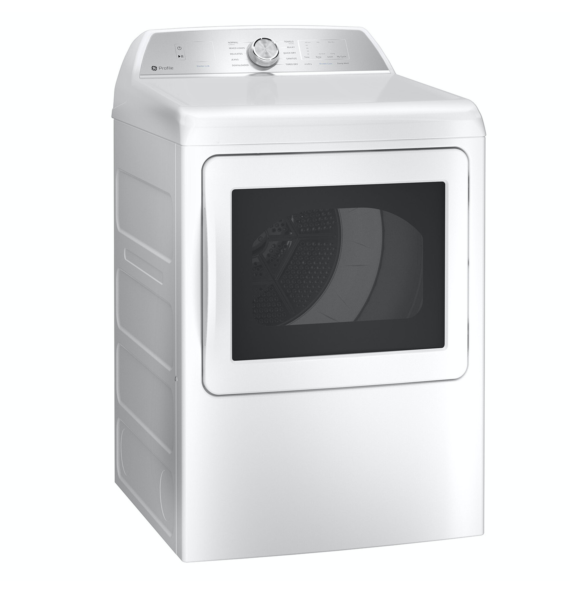 GE Profile GE Profile - 7.4 Cu. Ft. Smart Electric Dryer with Sanitize Cycle and Sensor Dry - White Model # PTD60EBSRWS