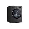 LG LG (DS) TurboWash360 5-cu ft Capacity Black Steel Ventless All-in-One Washer/Dryer Combo with Steam Cycle ENERGY STAR  MODEL# WM6998HBA