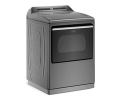 Whirlpool WHIRLPOOL Smart Capable 7.4-cu ft Steam Cycle Vented Smart Electric Dryer (Chrome Shadow) ENERGY STAR  MODEL# WED8127LC