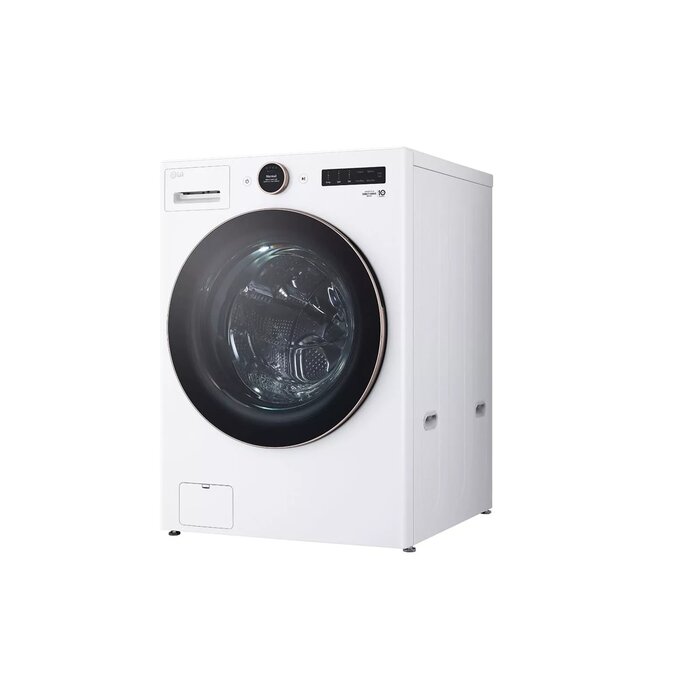 LG LG 5-cu ft Stackable Steam Cycle Smart Front-Load Washer (White) ENERGY STAR MODEL# WM6500HWA