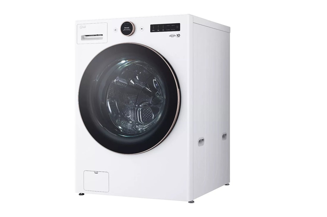 LG LG 5-cu ft Stackable Steam Cycle Smart Front-Load Washer (White) ENERGY STAR MODEL# WM6500HWA