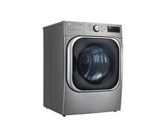 LG LG TurboSteam 9-cu ft Stackable Steam Cycle Vented Smart Gas Dryer (Graphite Steel) ENERGY STAR  MODEL# DLGX8981V