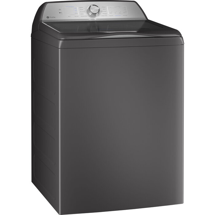 GE GE 4.9-cu ft High-Efficiency Smart Top Load Washer with Microban Technology (Diamond Gray) ENERGY STAR  MODEL# PTW605BPRDG