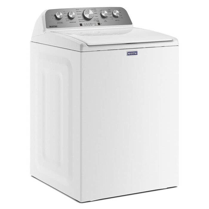 Maytag MAYTAG (NIB) 4.5-cu ft High Efficiency Agitator Top-Load Washer (White)  MODEL# MVW5035MW
