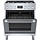 Bosch 800 Series Industrial Style 30-in 5 burners 3.7-cu ft Convection Oven Slide-In Natural Gas Range ( Stainless steel ) Model# HGS8055UC
