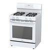 MIDEA Midea (DS) 30-in 4 burners 6.1-cu ft Freestanding Natural Gas Range ( White )   Model# MGR30S2AWW