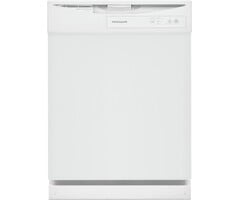 Frigidiare Frigidaire 24-in Front Control Built-in Dishwasher ( White ) , 62-Decibel  Model# FDPC4221AW