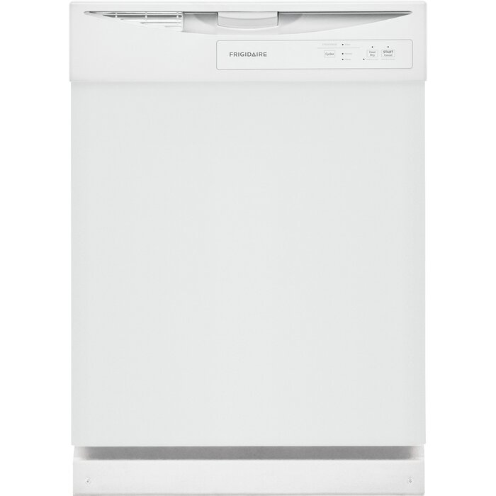 Frigidiare Frigidaire 24-in Front Control Built-in Dishwasher ( White ) , 62-Decibel Model# FDPC4221AW