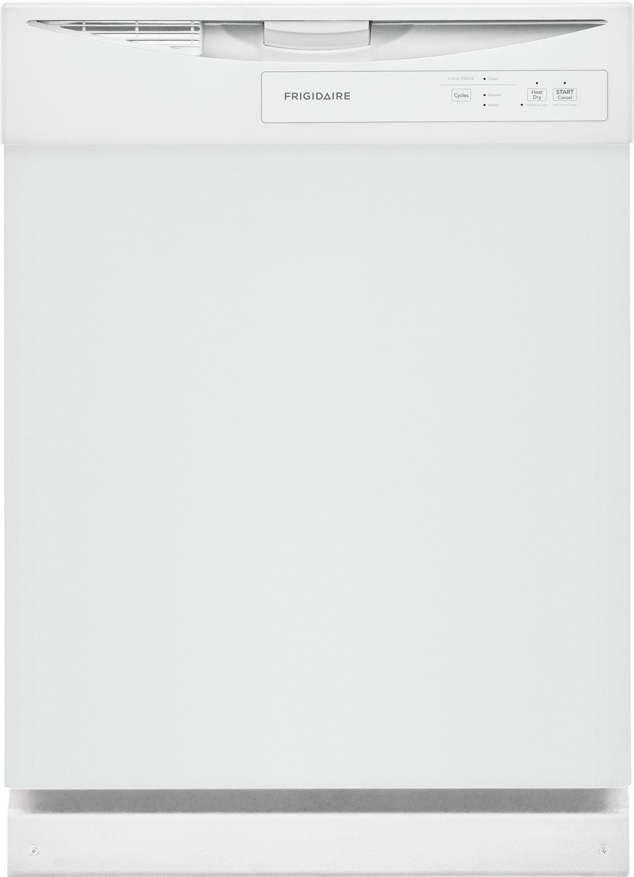 Frigidiare Frigidaire 24-in Front Control Built-in Dishwasher ( White ) , 62-Decibel Model# FDPC4221AW
