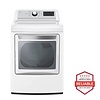 LG LG EasyLoad 7.3-cu ft Vented Gas Dryer (White) Model# DLG7401WE