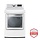 LG EasyLoad 7.3-cu ft Vented Gas Dryer (White) Model# DLG7401WE