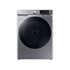 Samsung Samsung (PED) 4.5-cu ft High Efficiency Stackable Steam Cycle Smart Front-Load Washer With Matching Pedestal  (Platinum) ENERGY STAR  MODEL# WF45B6300AP