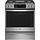 GE Profile (DS)  30-in 5 burners 5.6-cu ft Air Fry Convection Oven Slide-In Natural Gas Range ( Fingerprint Resistant Stainless Steel )   Model# PGS930YPFS