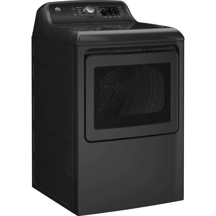 GE GE 7.4-cu ft Vented Electric Dryer (Diamond Gray) Model# GTD58EBPVDG