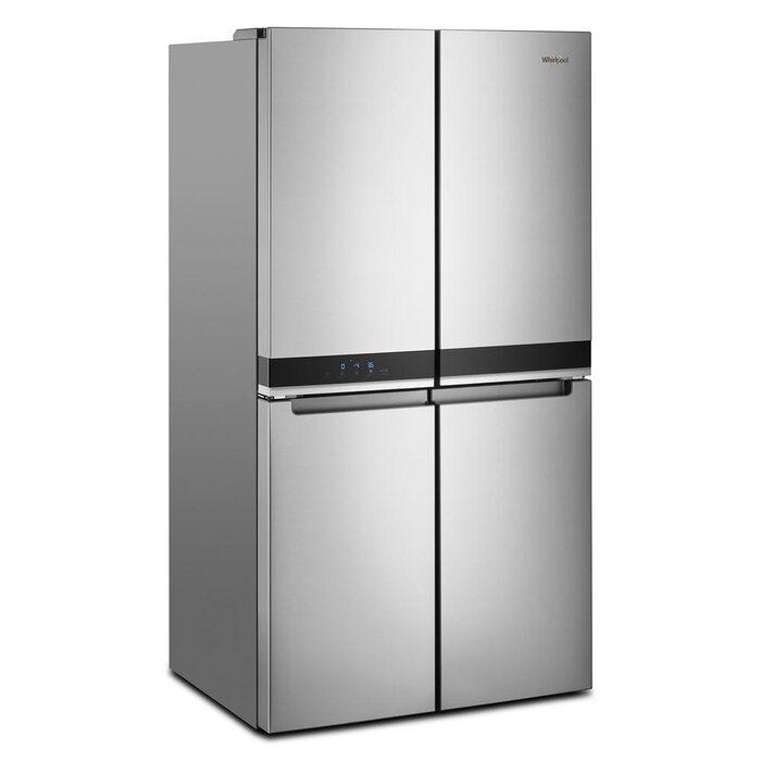 Whirlpool Whirlpool (CL) 36 in. 19.4 cu. ft. 4-Door French Door Refrigerator in Fingerprint Resistant Stainless Steel, Counter Depth Model# WRQA59CNKZ