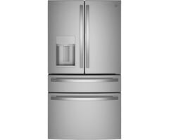 GE Profile GE Profile (CL) 27.9 cu. ft. Smart 4-Door French Door Refrigerator with Door-in-Door in Fingerprint Resistant PVD28BYNFS