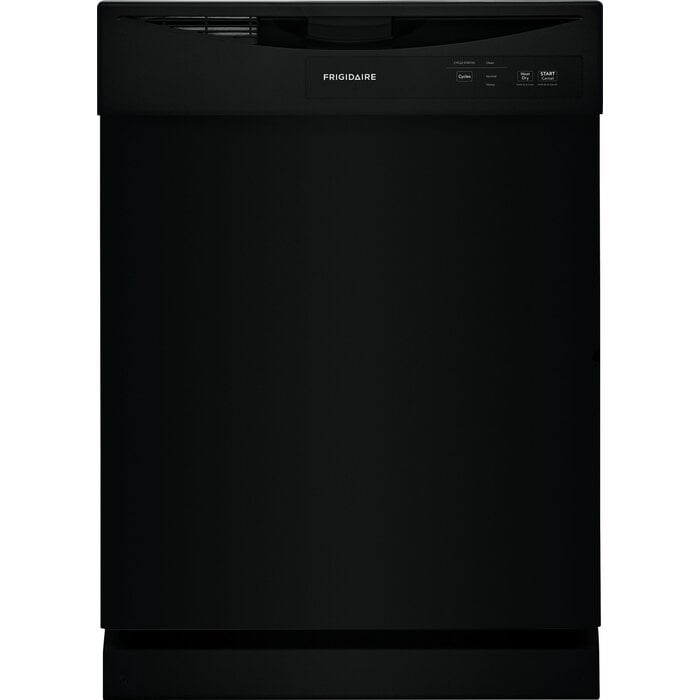 Frigidiare Frigidaire 24-in Front Control Built-in Dishwasher 62-Decibel (Black) Model# FDPC4221AB