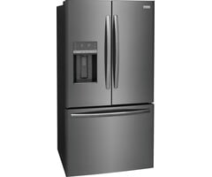 Frigidaire Gallery Frigidaire Gallery Standard-Depth 27.8-cu ft 3 -Door 36-in Wide French Door Refrigerator with Dual Ice Maker with Water and Ice Dispenser ( Fingerprint Resistant Black Stainless Steel ) ENERGY STAR Certified  Model# GRFS2853AD