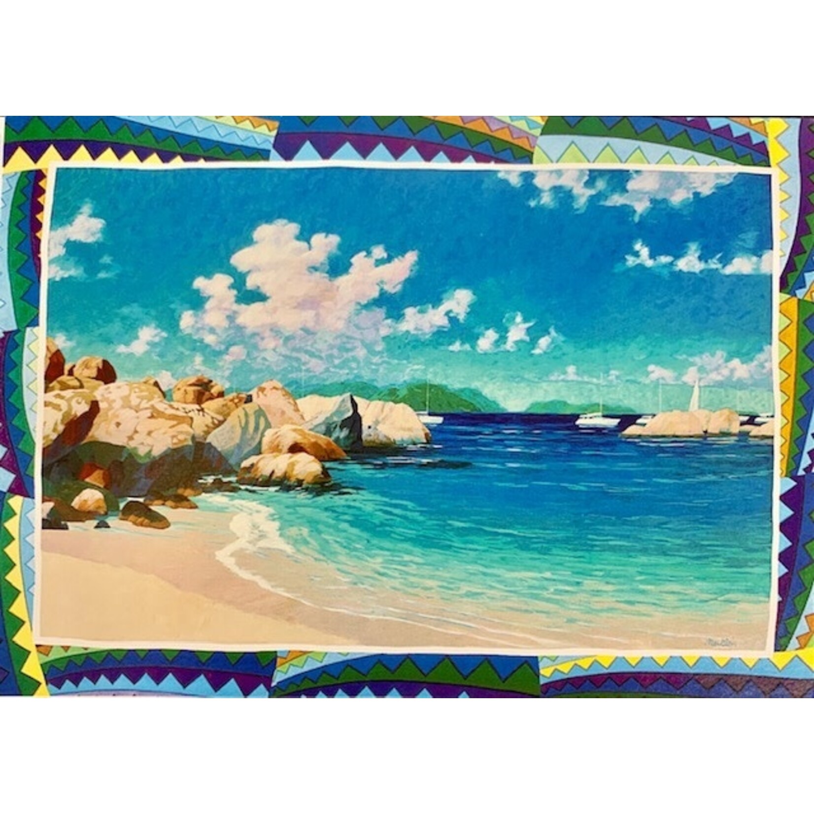Sunny Card by Karl Merklein - A Goodly Sea