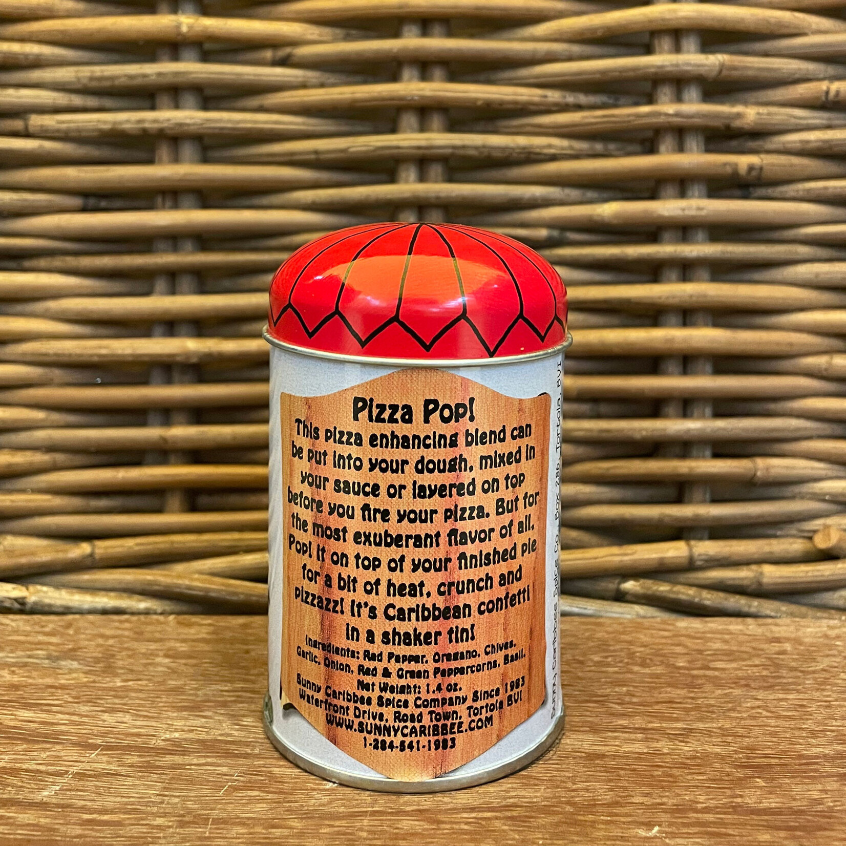Pizza Pop! Shaker Tin