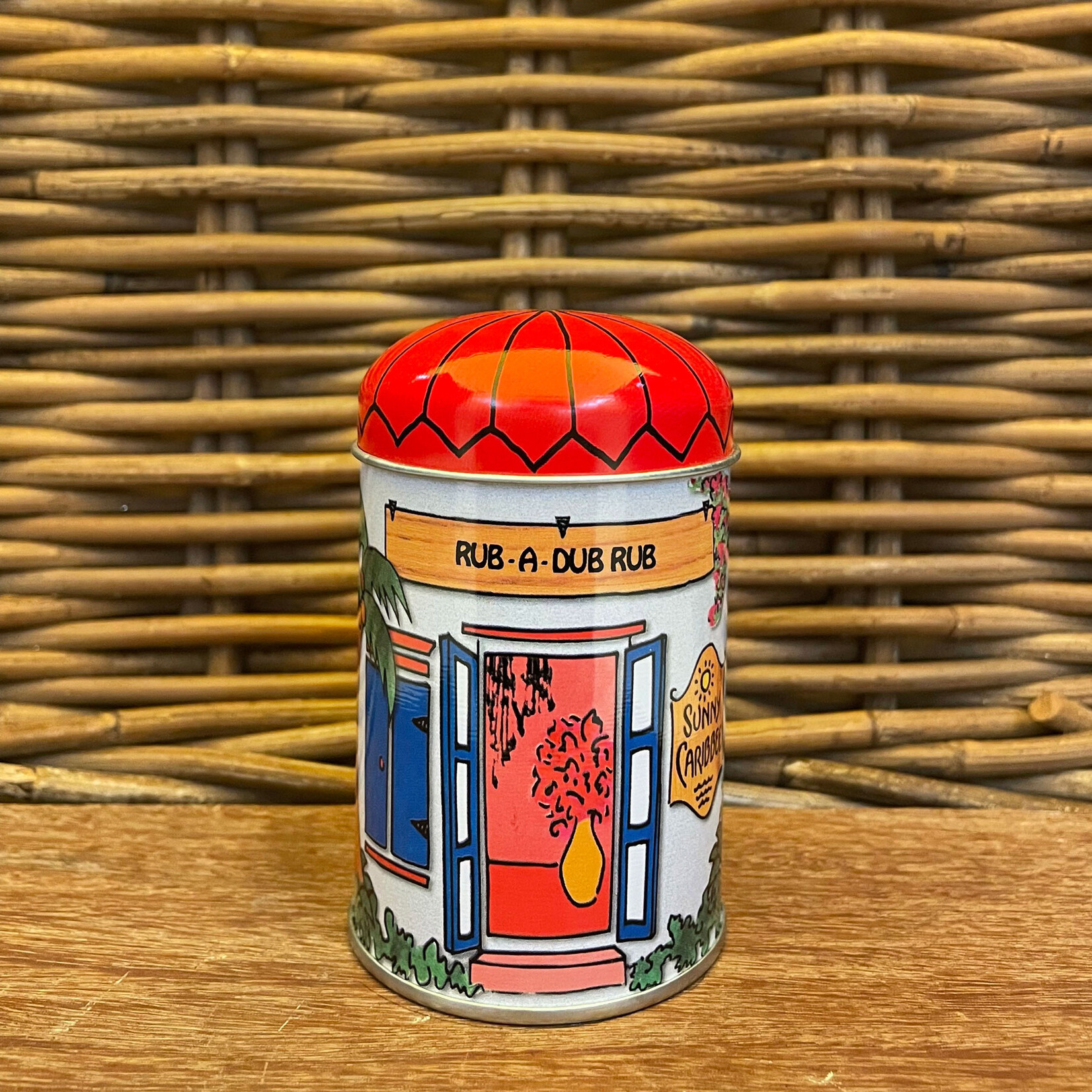 Rub-A-Dub Rub Shaker Tin