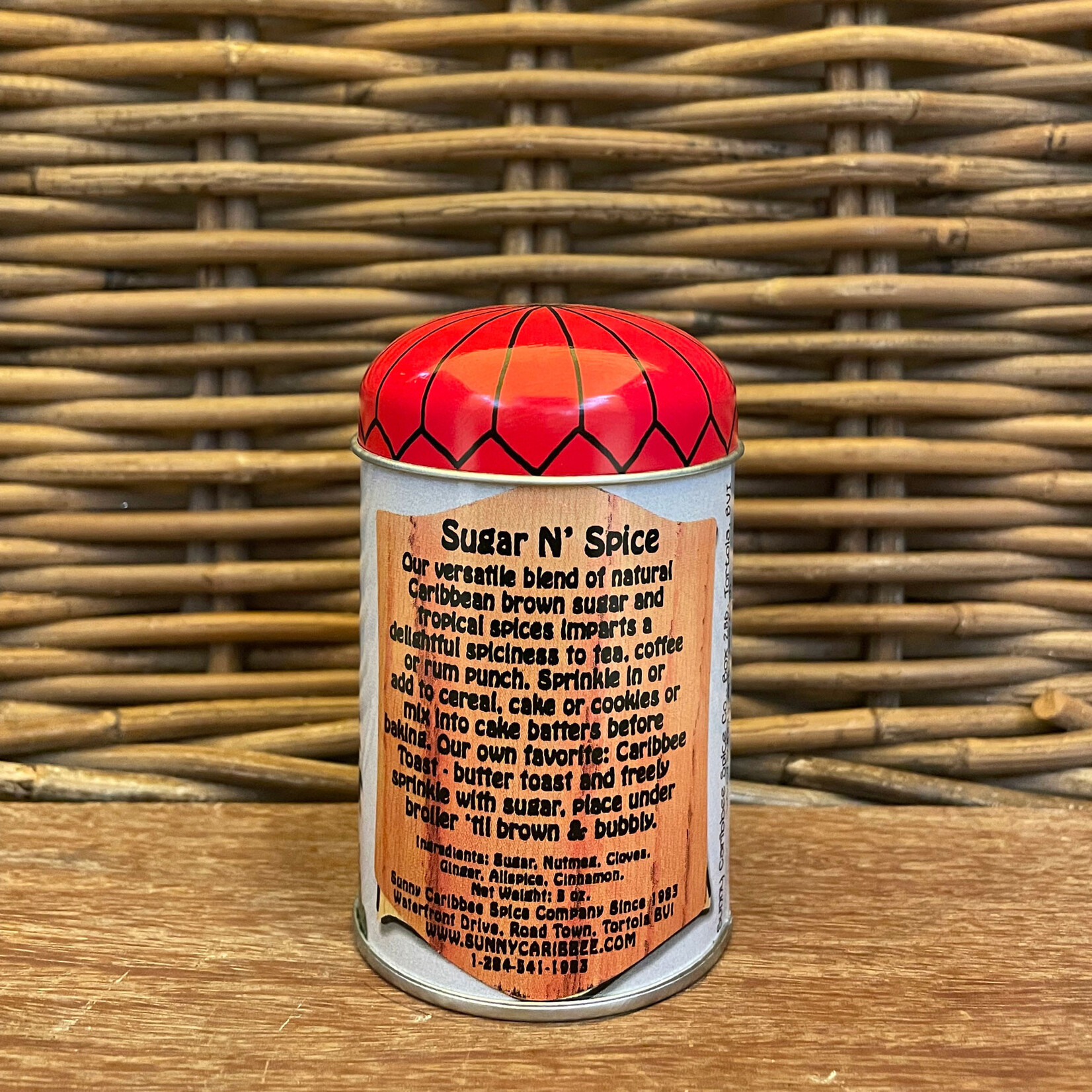 Sugar N' Spice Shaker Tin