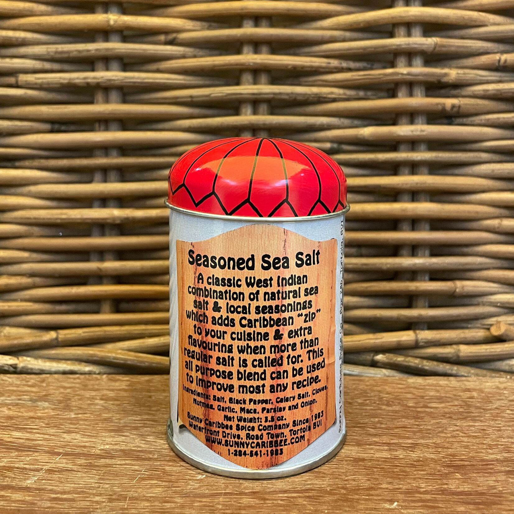 Seasoned Sea Salt Shaker Tin