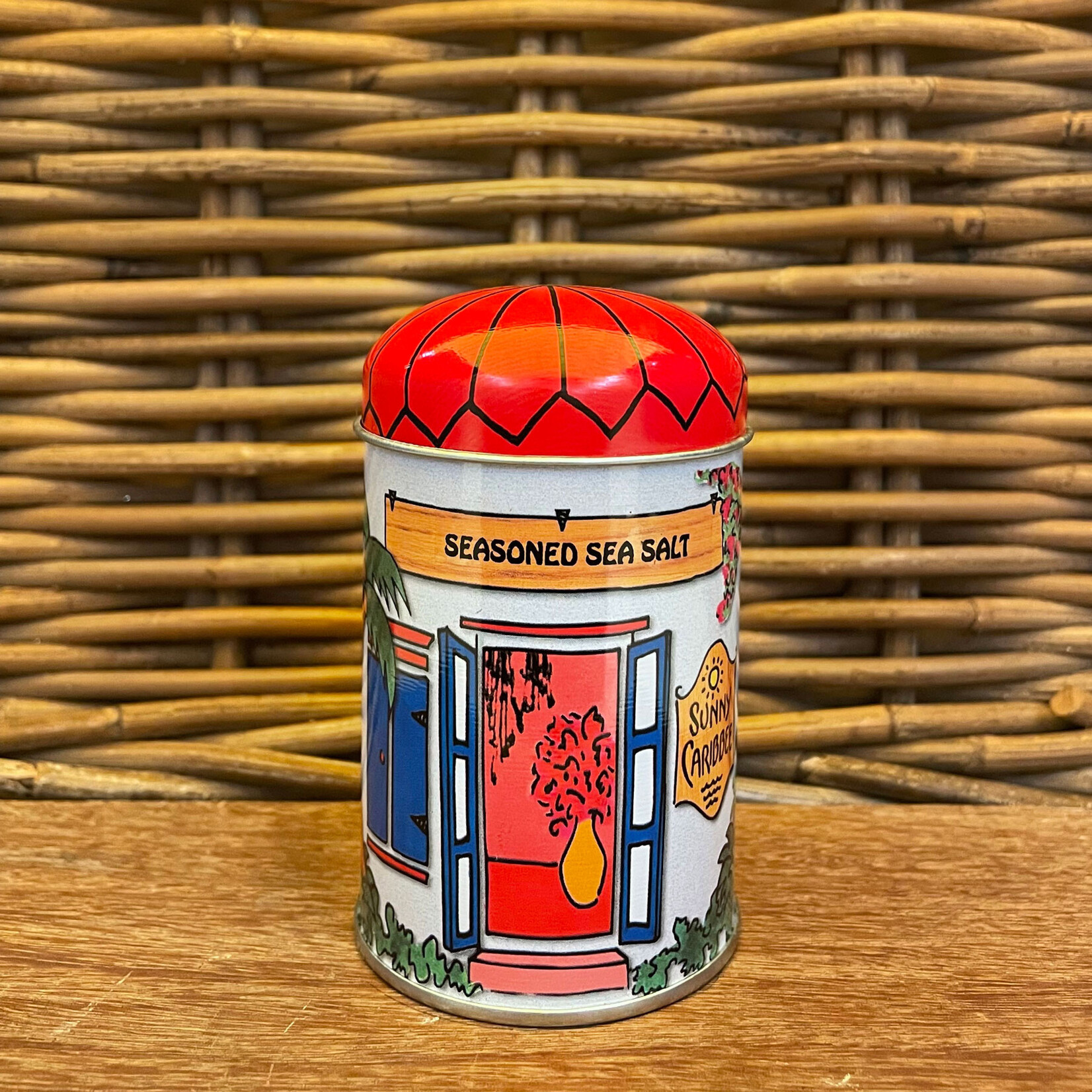 Seasoned Sea Salt Shaker Tin