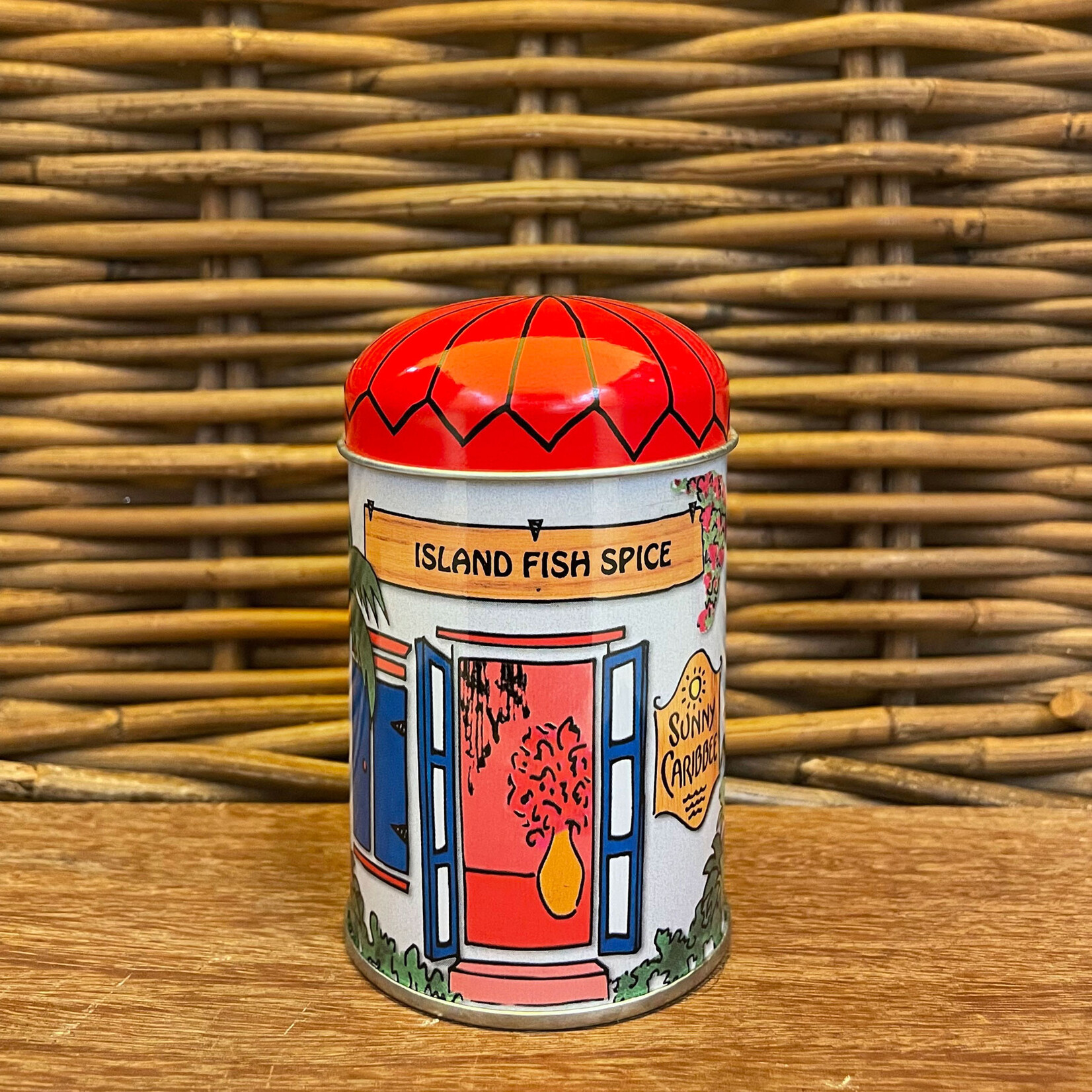 Island Fish Spice Shaker Tin