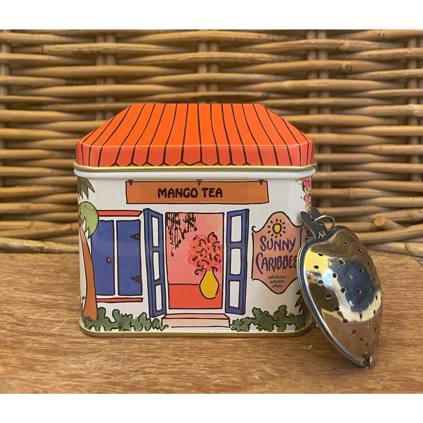 Mango Tea in House Tin with Infuser
