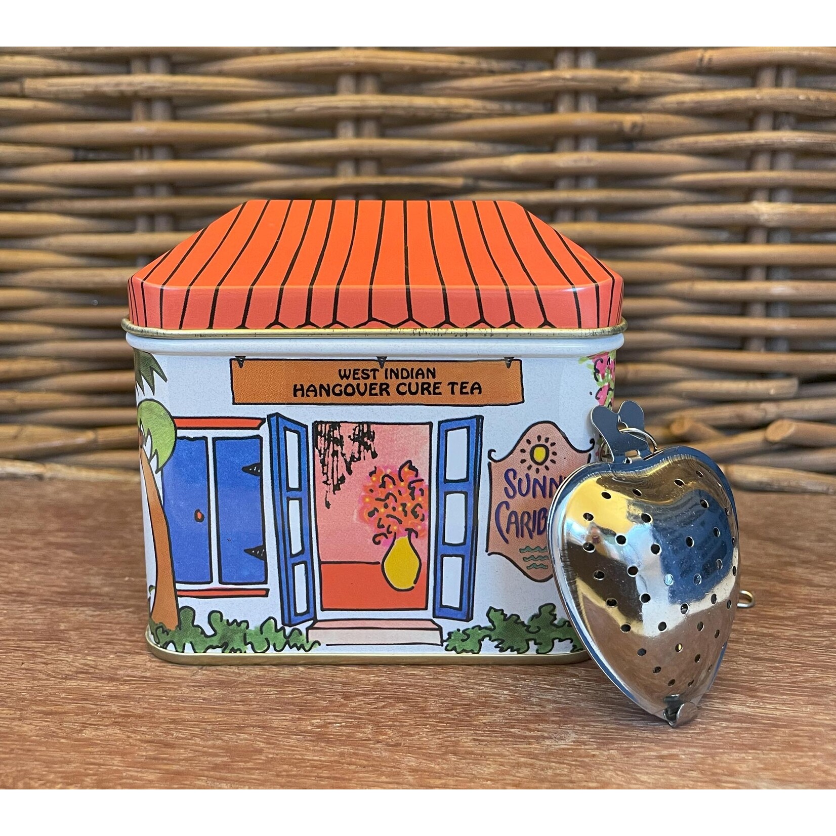 West Indian Hangover Cure Tea Tin with Infuser
