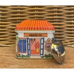 Hibiscus Tea House Tin with Infuser
