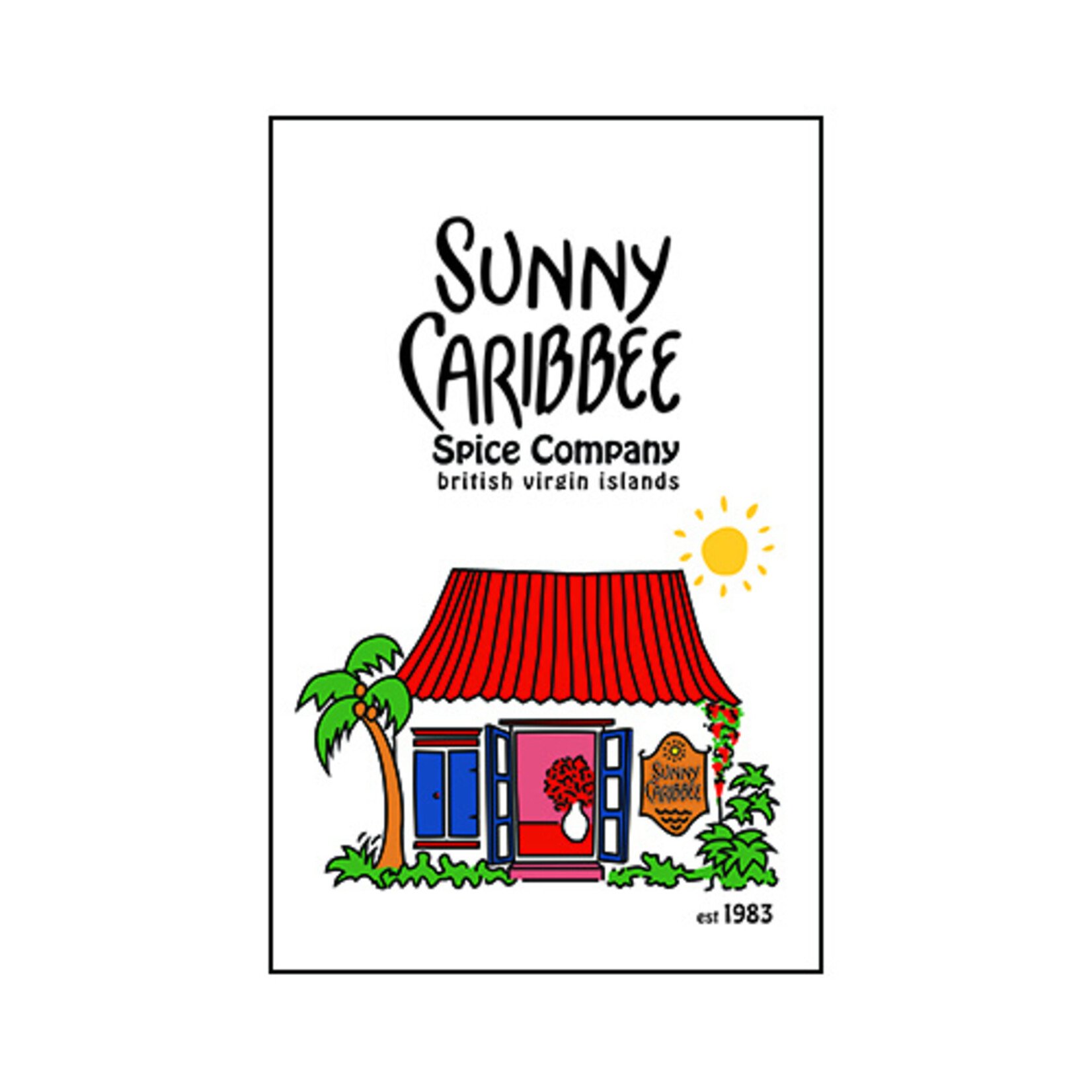 Bar/Kitchen/Tea Towel Sunny Caribbee Logo