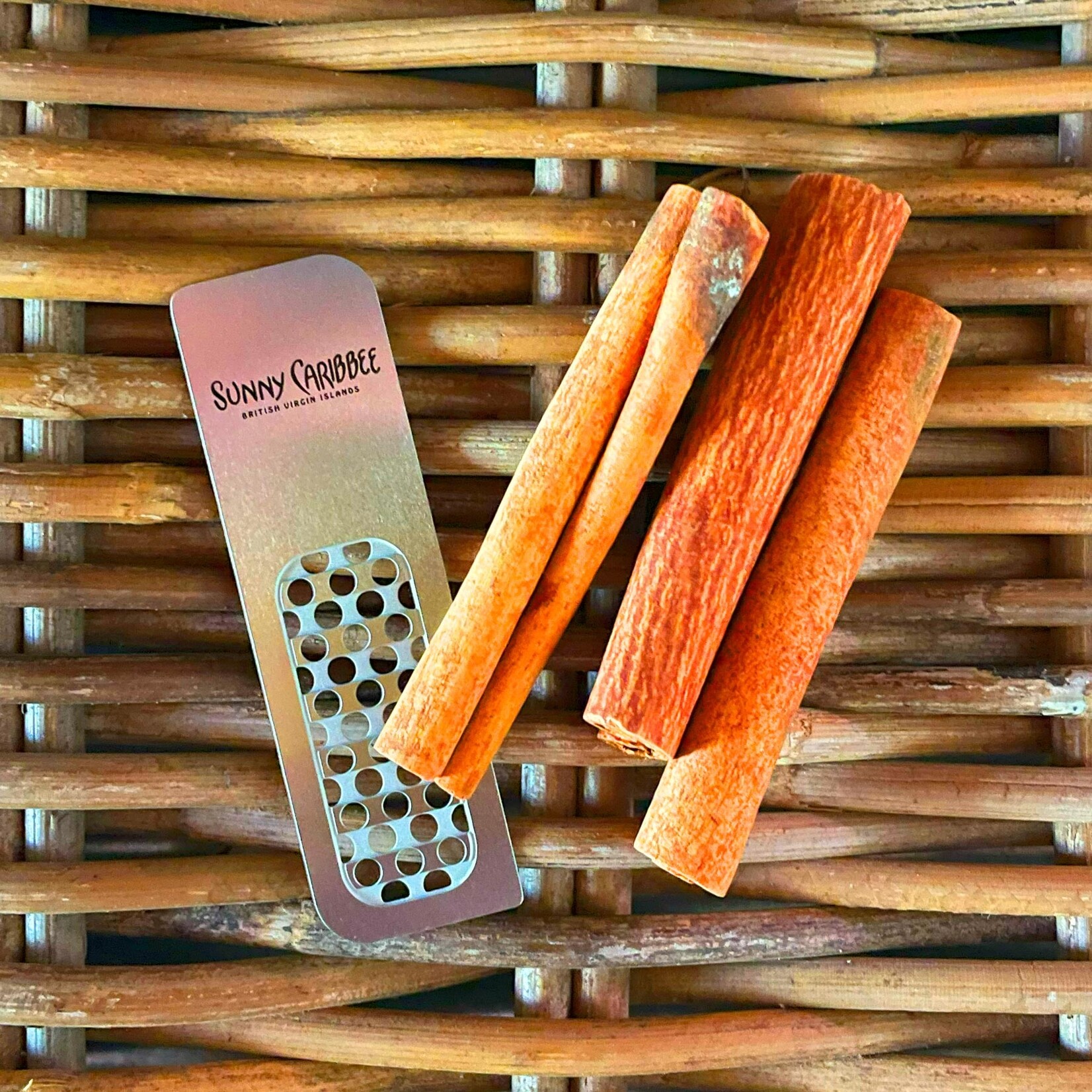 Cinnamon Sticks & Sunny Caribbee Mini Grater