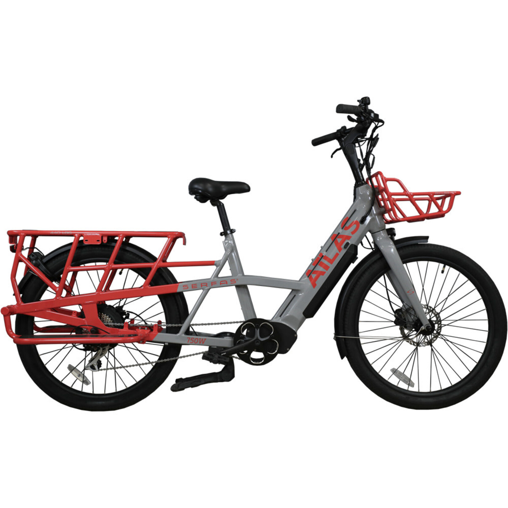Serfas ATLAS 750 - STEP THROUGH - Gray/Red