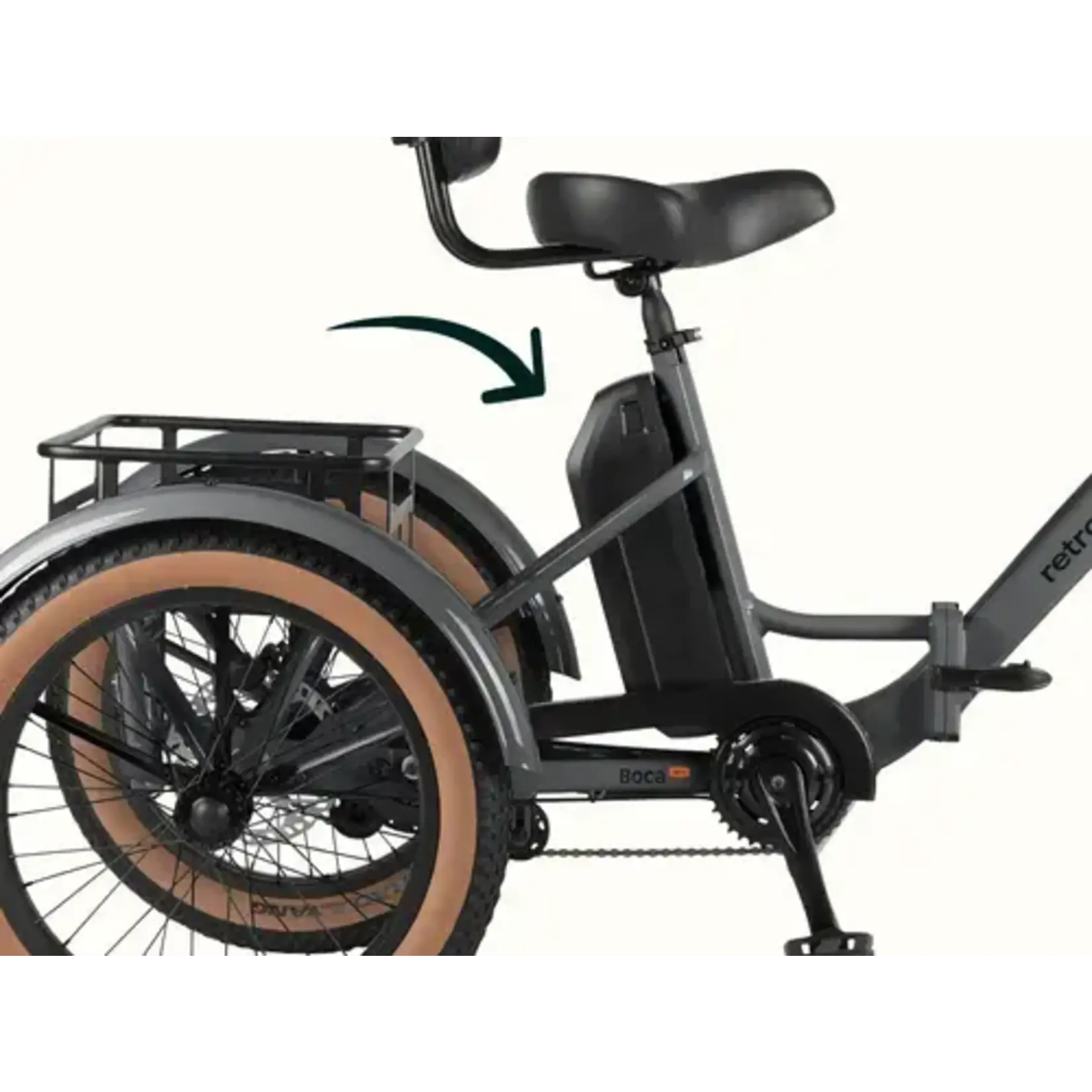 Retrospec Boca Rev Electric Tricycle