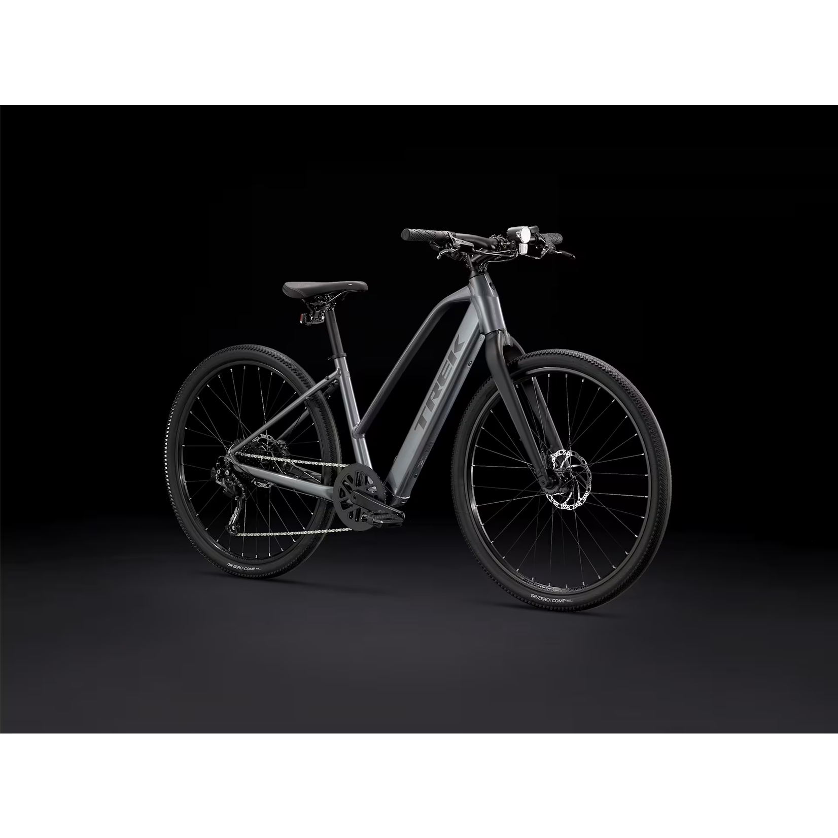 Trek Dual Sport + 2 Step Thru Small Grey